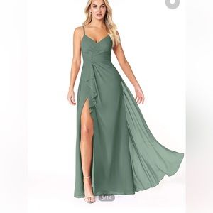 AZAZIE EMERALD BRIDESMAID DRESS